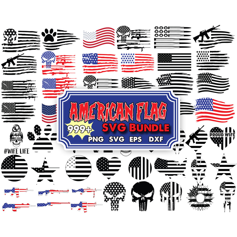 American Flag Svg For Cricut and Silhouette, USA Flag Cut File, American Flag Svg, Png, Jpg, Eps, Dxf, Patriotic Flag.jpg