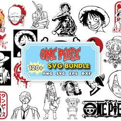 onepiece svg, manga svg,anime birthday,anime silhouette,anime bundle png digital files,cutfile