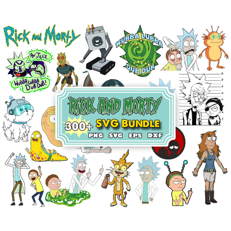 Rick and Morty SVG Bundle, Morty svg,png cut file, Rick and Morty vector, Rick and Morty file cricut Active.jpg