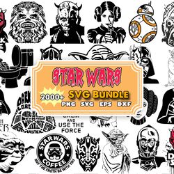 star wars svg bundle, star wars files, star wars cut files, darth vader svg , yoda svg, instant download