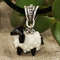 cute-sheep-pendant-charm-necklace-Aries-pendant-necklace-black-and-white-lampwork-murano-glass-sheep-pendant-necklace-jewelry