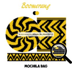 PATTERN: Tapestry crochet bag / wayuu mochila bag / 811