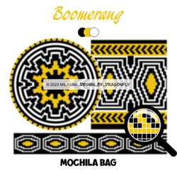 PATTERN: Tapestry crochet bag / wayuu mochila bag / 813
