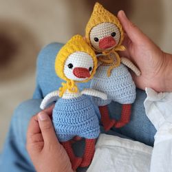 Amigurumi goose pattern, goose toy pattern, bird crochet pattern, cute crochet goose toy, amigurumi animals goose