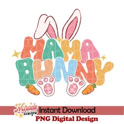 mama bunny sublimation
