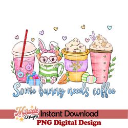 some bunny needs coffee sublimation