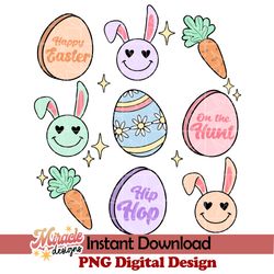 happy easter on the hunt hip hop sublimation