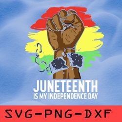 juneteenth is my independence day svg, blm svg,png,dxf,cricut,cut file,clipart