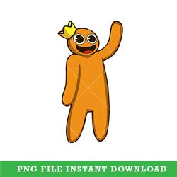 Orange Rainbow Friend Png, Rainbow Friend Png, Digital Instant Download