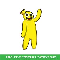 Yellow Rainbow Friend Png, Rainbow Friend Png, Rainbow Friend Clipart, Digital Instant Download