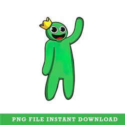 Green Rainbow Friend Png, Rainbow Friend Png, Rainbow Friend Clipart, Digital Instant Download