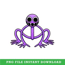 purple rainbow friends png, purple rainbow png, rainbow friend png, digital instant download