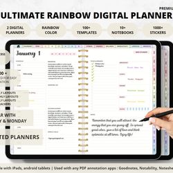digital planner, goodnotes planner, ipad planner, notability planner, dated digital planner,  2023 digital planner