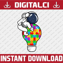 autism awareness, astronaut puzzle autism awareness, autistic astronaut svg png eps jpg files for diy t-shirt, sticker,
