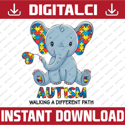autism elephant png ,autism awareness png, png for printing, digital file only, instant download