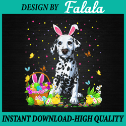 dalmatian dog easter egg png, hunting dalmatian easter png, easter png, digital download