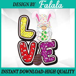 love gnomes eggs png, easter png, easter gnome png, easter love png, easter png, digital download