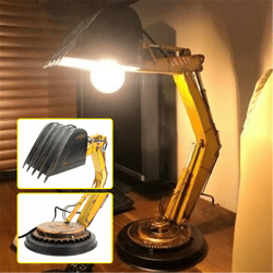 Home Reading Night Light Desktop Decoration Accessories Light Novel Style High-quality Table Lamp Fashion Excavator Lamp