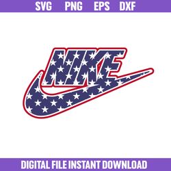 nike flag america svg, nike logo svg, flag usa svg, png dxf eps file