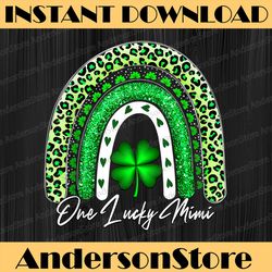 one lucky mimi png, st patricks day mimi png, digital file, png high quality, sublimation, instant download