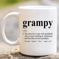 grampy definition coffee mug | grampy definition | grampy defined | funny birthday gift ideas for grandpa fathers day
