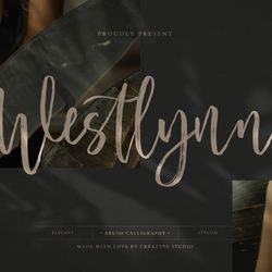 westlynn brush calligraphy trending fonts - digital font