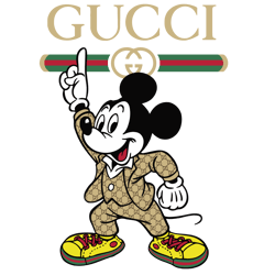 logo gucci brand svg, fashion brand svg, gucci mickey svg,gucci logo silhouette svg file