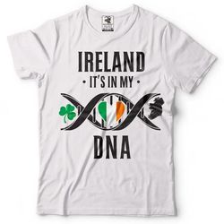 Ireland T-shirt Irish Heritage Tee Shirt St. Patrick's Day Shirt Ireland nationality heritage Shirt ShamrockTeeShirt T47