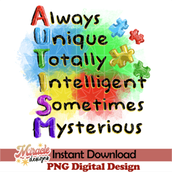 always unique totally intelligent sometimes mysterious sublimation