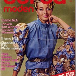 retro vintage sewing magazine burda pdf 10 october 1982 in german