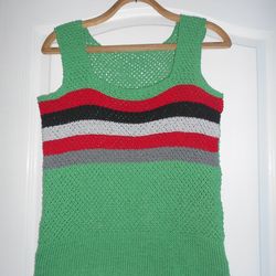 hand knit top