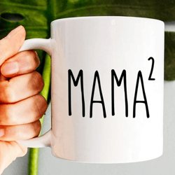 mama of two mug, mother of two gift, funny mom mug, new mom gift, mother's day gift, pregnancy announcement