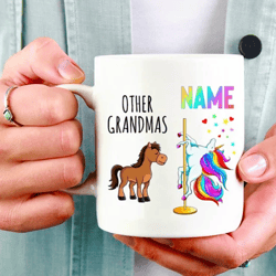 grandma unicorn mug, grandma gift, gifts for grandma, new grandma gift, funny grandma coffee mug, nana grandma gift mug
