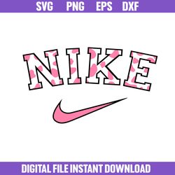 nike pink svg, nike logo svg, fashion brands svg, png dxf eps digital file