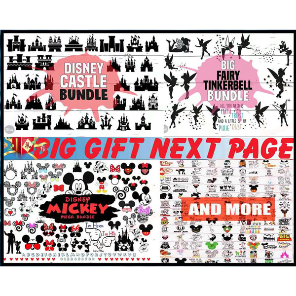 Dxf Disney Files 79.000 file Disney bundle SVG, Mega Disney svg dxf eps png, - Inspire ...
