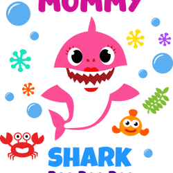 baby shark svg, baby shark cricut svg, mommy shark clipart file cut digital download