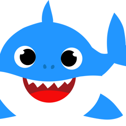 baby shark blue svg, baby shark blue cricut svg, baby shark clipart file cut digital download