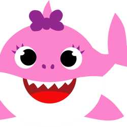 baby shark svg, baby shark pink cricut svg, baby shark pink clipart file cut digital download