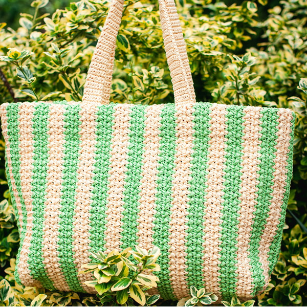 Large Raffa Bag Pattern Raffia bag video tutorial, crochet bag pattern, large beach | Inspire ...