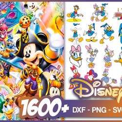 disney svg bundle digital download pack 4 - 315 designs - 1600 files