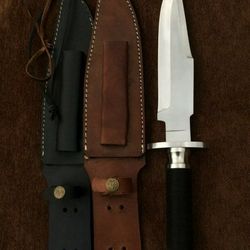 handmade 5160 spring steel predator knife, tactical knife replica black,  predator steel knife