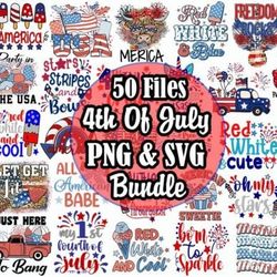 4th of July Sublimation and SVG Bundle Graphic