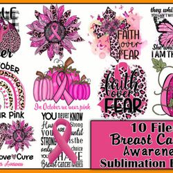 Breast Cancer Awareness PNG Bundle Graphic