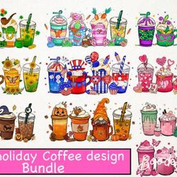 Holiday Coffee Design Bundle Graphic