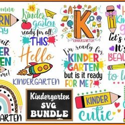 Kindergarten SVG Design Bundle Graphic