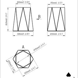 Project 561. Stained glass printable pattern. Brillant3d
