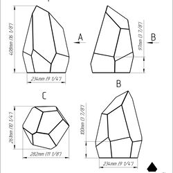 project 559. stained glass printable pattern. brillant3d