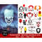 100 IT pennywise Clown Svg Bundle, IT Pennywise Clown Svg, Clown Svg, Horror, Scary, Movie,Clipart, Halloween Svg, You'll Float Too, Red Balloon Digital Instant