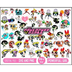 99 the powerpuff girls svg, blossom svg ,buttercup svg, black powerpuff girls svg,powerpuff girls svg, powerpuff girls,