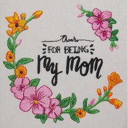 mother's day - embroidery designer by maxine